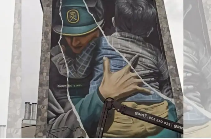 El grafiti de la Comandancia de la Guardia Civil de Lugo, entre los 100 mejores del mundo