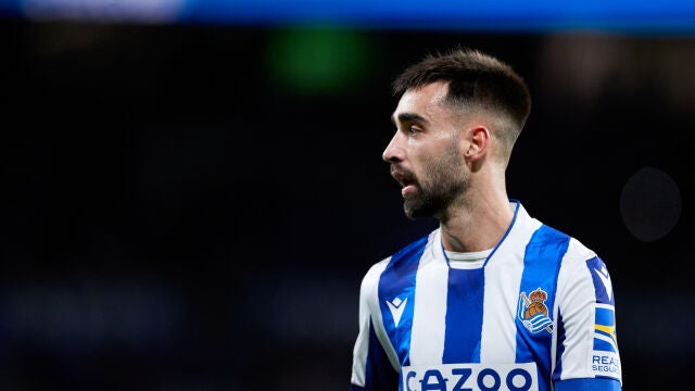 Brais Méndez con la Real Sociedad.