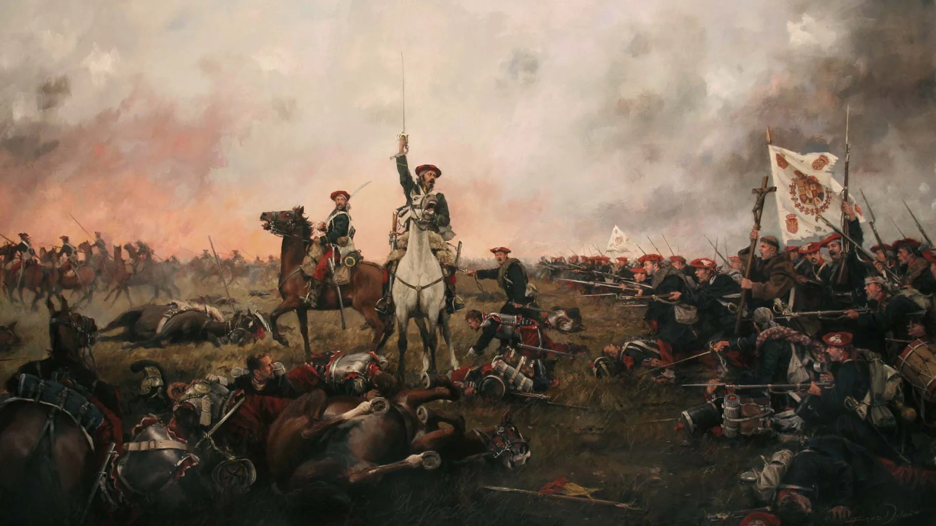 La Primera Guerra Carlista tuvo lugar entre 1833 y 1840