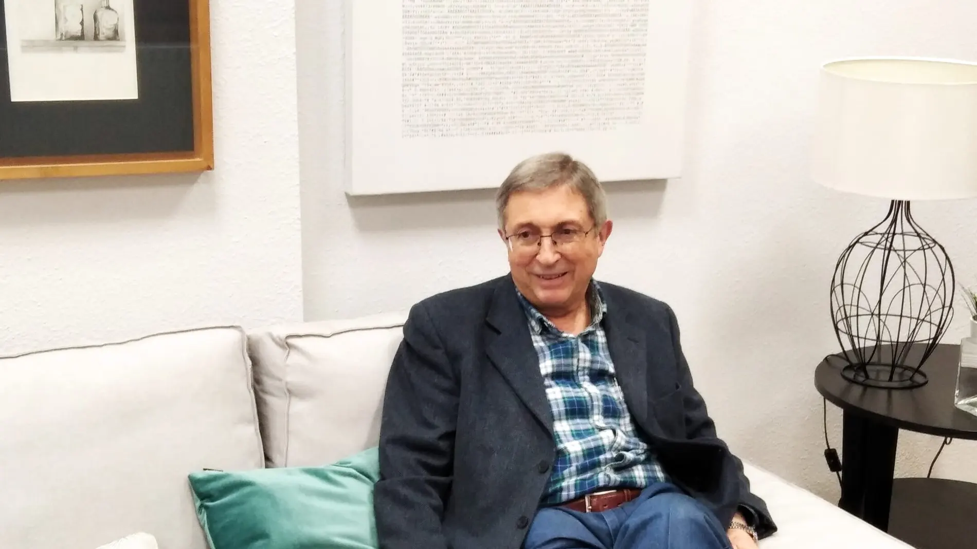 El periodista Juan Vicente Boo, durante un encuentro en Valladolid