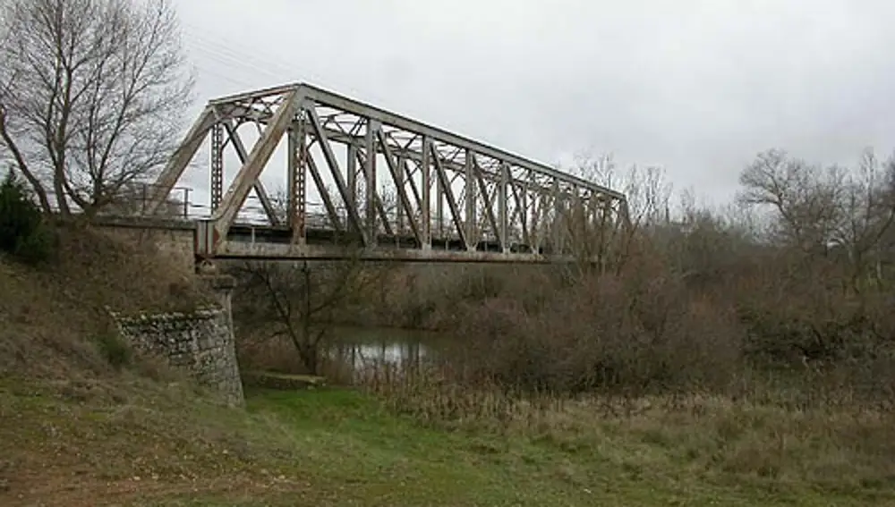 Puente ferroviario en Berlanga de Duero (Soria)