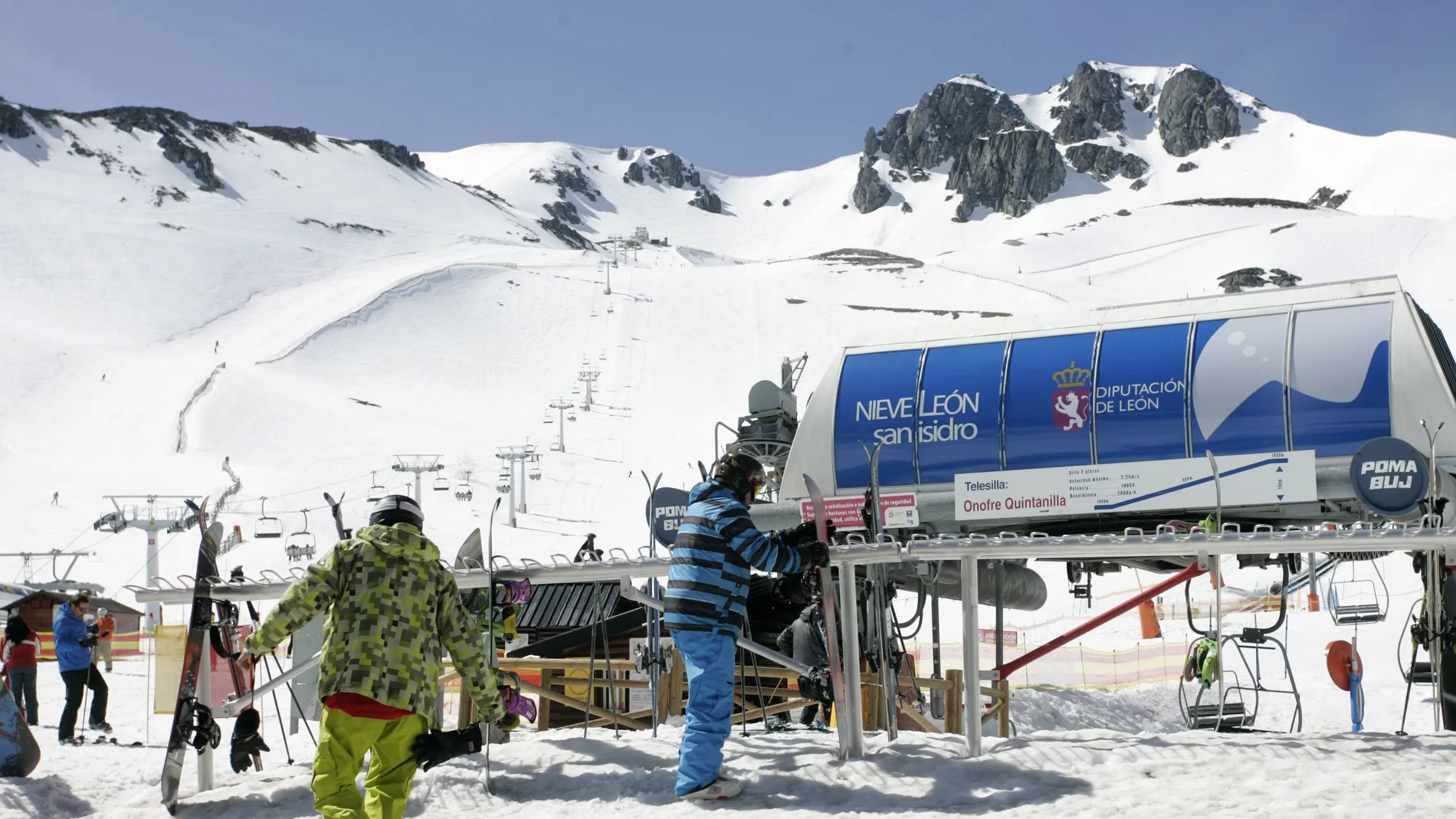 Estación de esquí de San Isidro, en León