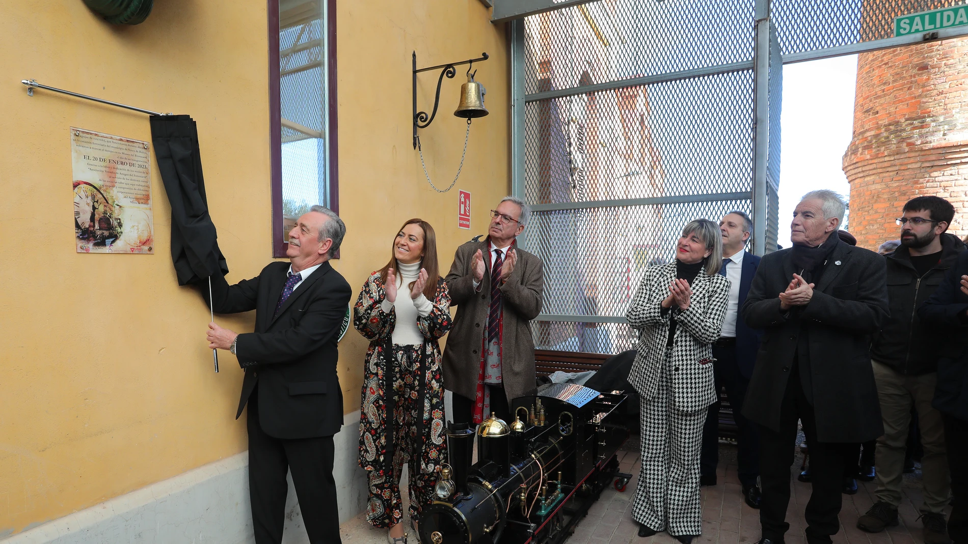 Inauguración del Museo del Ferrocarril en Venta de Baños (Palencia)
