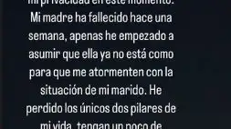 El mensaje de Joana Sanz, mujer de Dani Alves, en Instagram