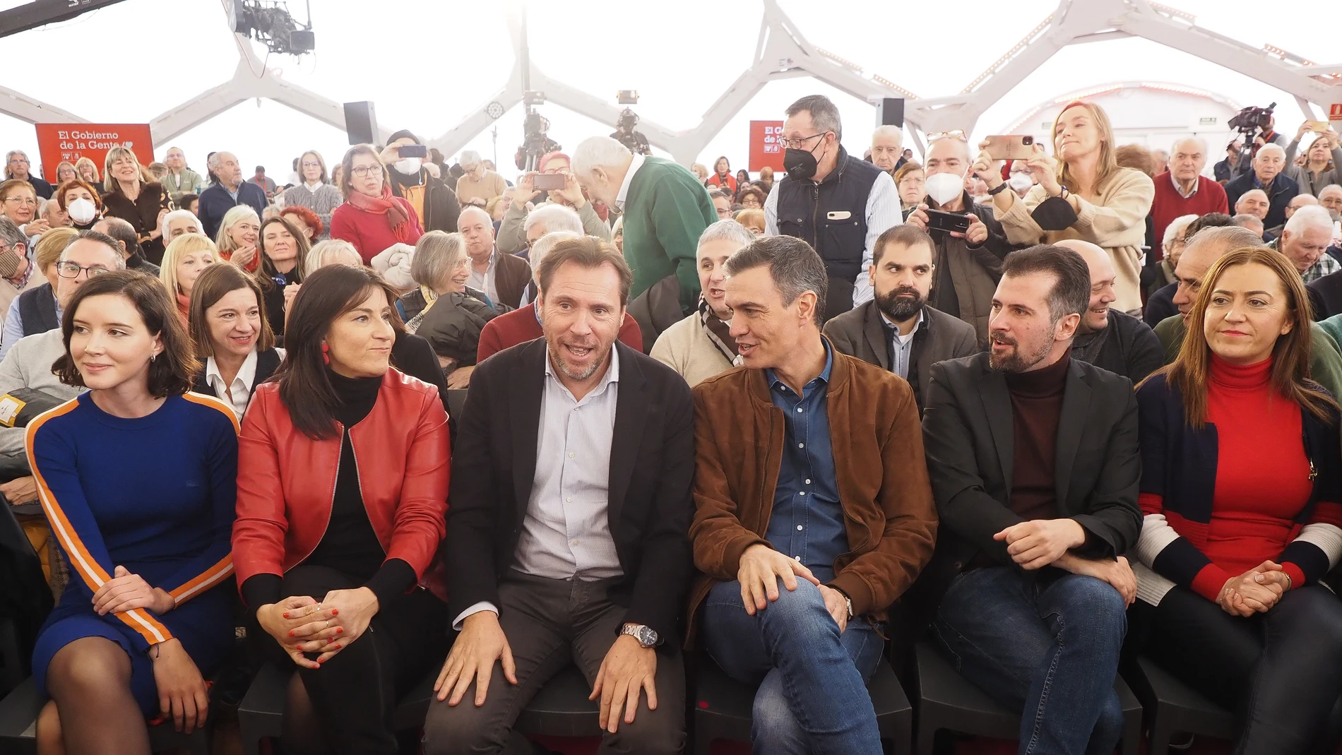 Pedro Sánchez presenta en Valladolid a los candidatos a las alcaldías de Castilla y León
