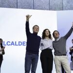 Presentacion en Madrid de los candidatos de las alcaldias a las capitales de provincia del Partido Popular con la asistencia del presidente Feijoo y la presidenta Ayuso.