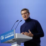 El presidente del Partido Popular, Alberto Núñez Feijóo