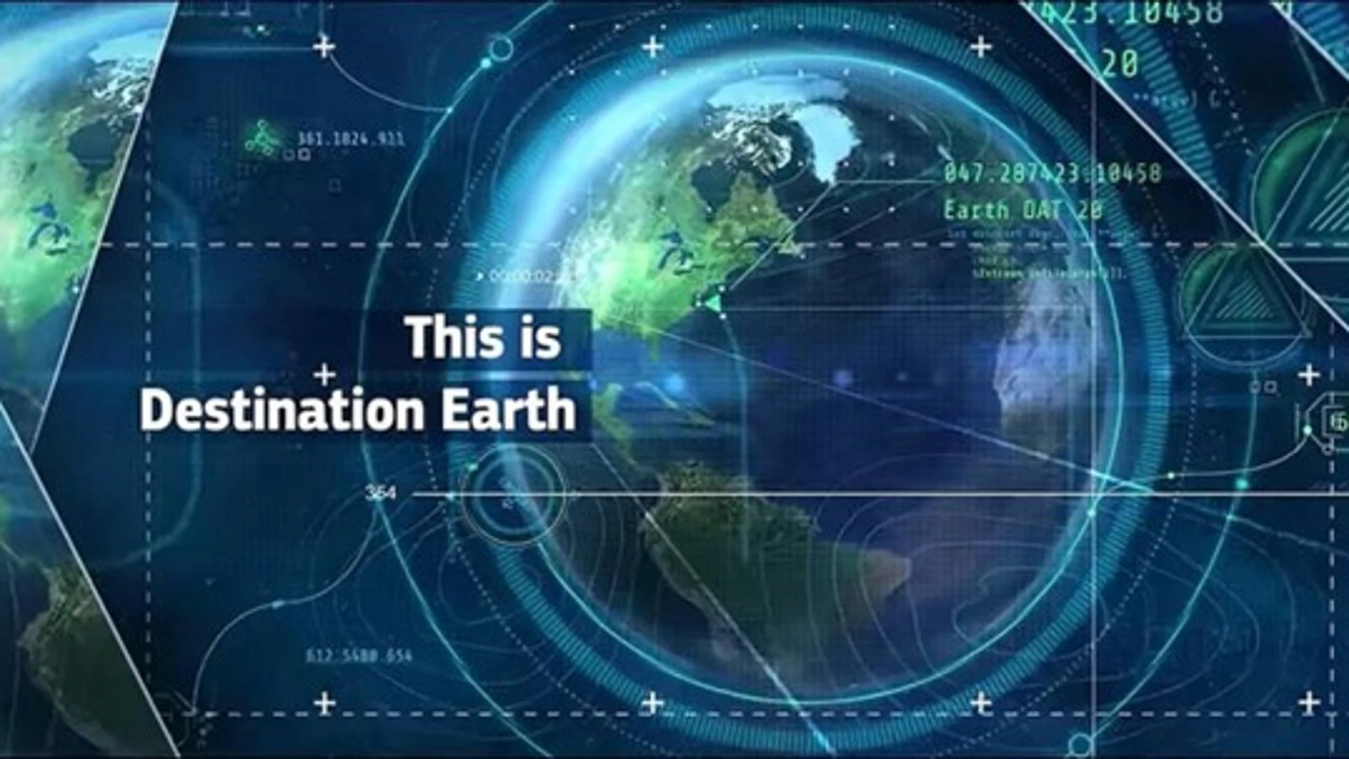 Grafismo del proyecto Destination Earth. (Destination Earth/BSC-CNS)