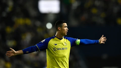 Cristiano Ronaldo, durante el partido ante el Al Ettifaq