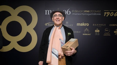 Abraham García, ayer, durante la entrega de Premios