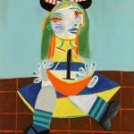 'Chica en una barca' es el primer retrato de Maya Picasso que sale a subasta desde 1999. SOTHEBY'S