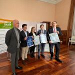 Presentación del Campeonato de España de Squasq que se celebrará en Palencia