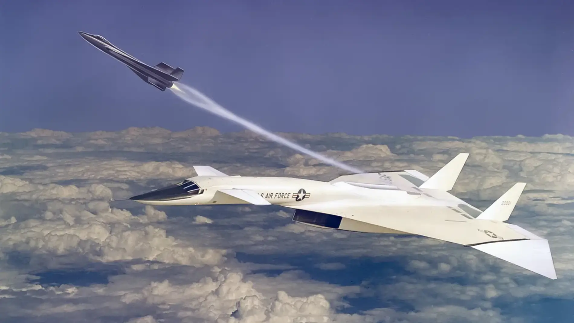 Este caza supersónico podía alcanzar velocidades de Mach-3 con una altitud de hasta 70.000 pies