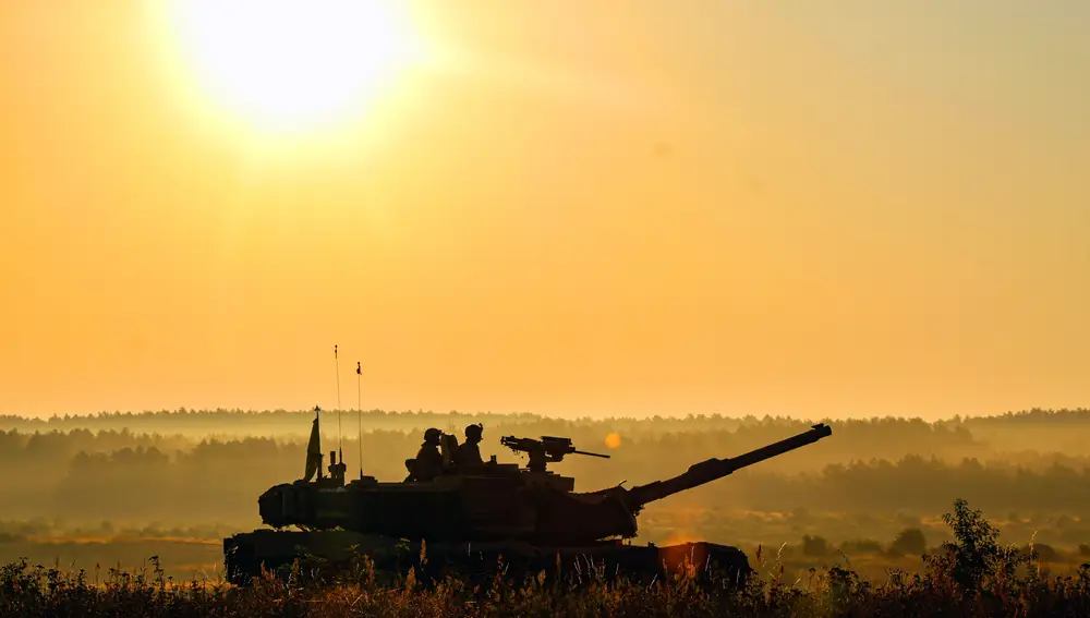 Tanque estadounidense modelo Abrams en Polonia | Fuente: U.S Army