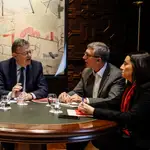 El presidente de la Generalitat valenciana junto a Isaura Navarro, Rafael Climent y Rebeca Torró