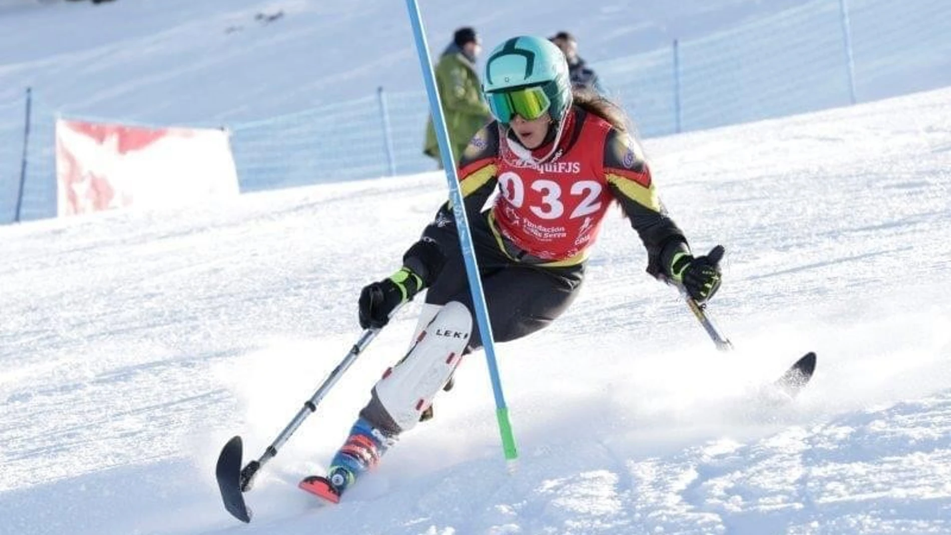 La esquiadora leonesa María Martín Granizo participa en el Mundial
