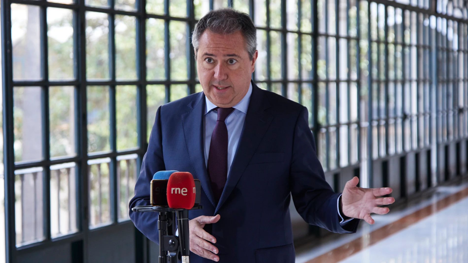 El secretario general del PSOE de Andalucía, Juan Espadas
