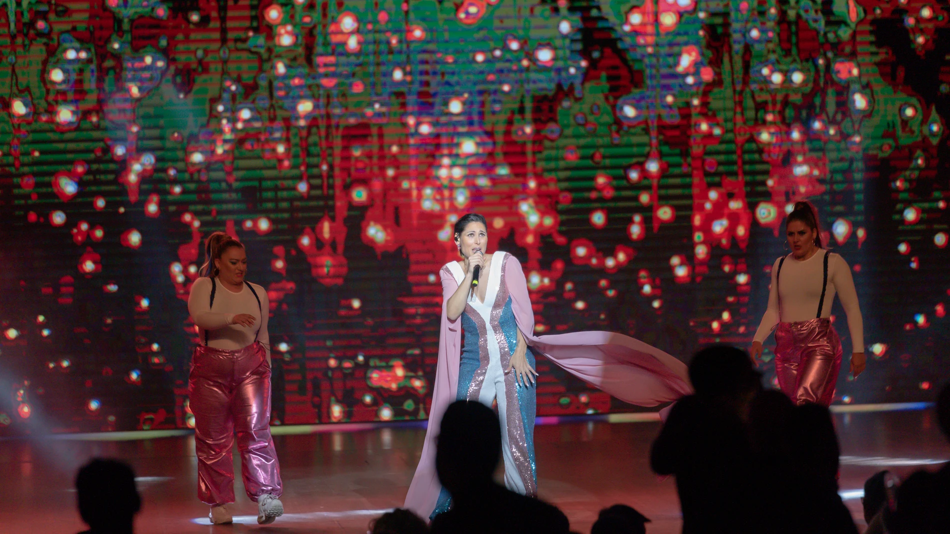 La cantante Rosa López actúa en el concierto de inauguración del Benidorm Fest, a 29 de enero