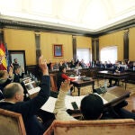Imagen de archivo del Pleno del Ayuntamiento de León
