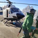 La Guardia Civil rescata a un montañero extraviado en la Sierra Cebollera en la provincia de Soria.