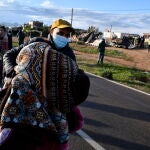 Alrededor de 180 personas fueron atendidas durante el desalojo del asentamiento en Níjar