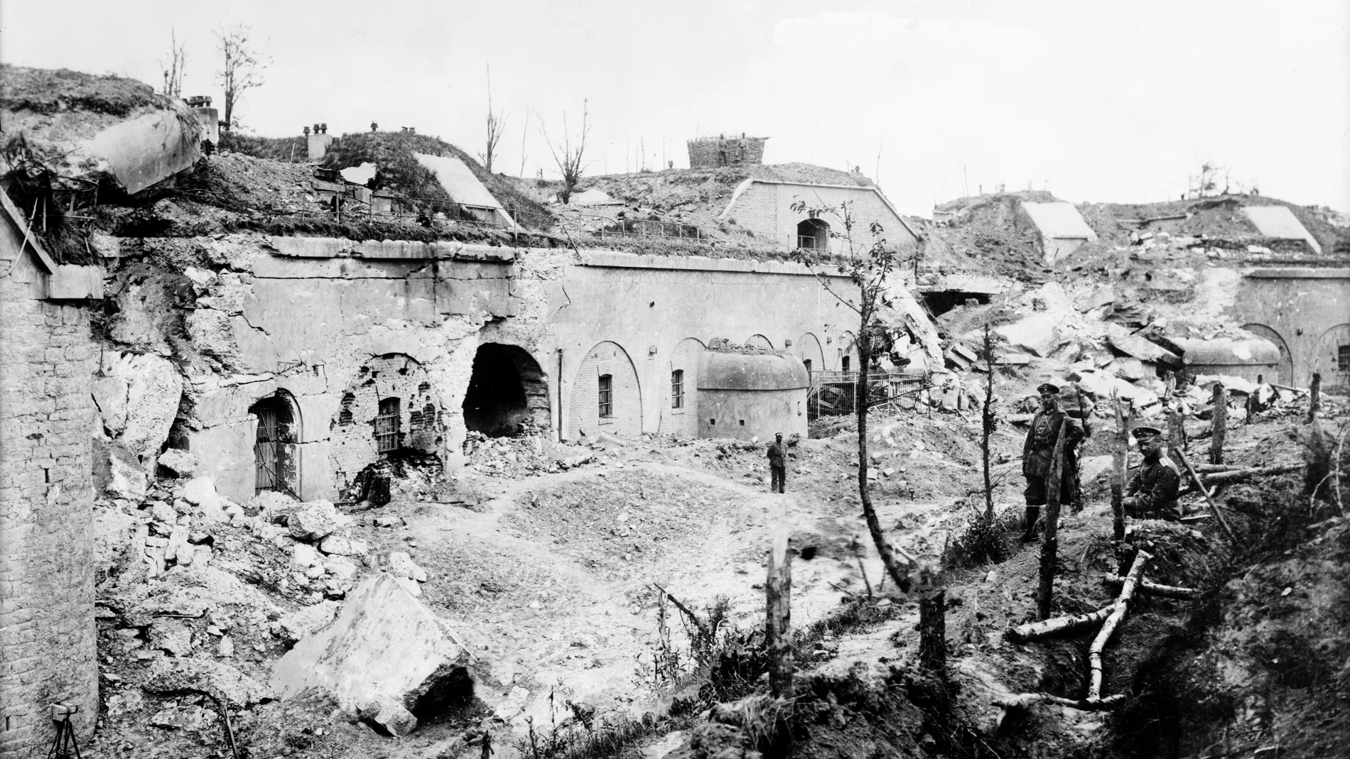 Cinturón defensivo principal de la ciudad-fortaleza de Przemyśl a la altura de 1915