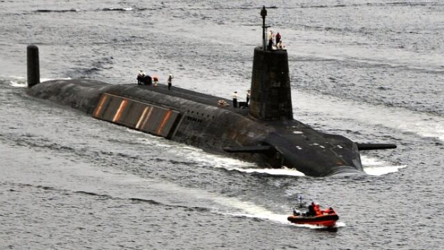 Imagen del HMS Vanguard