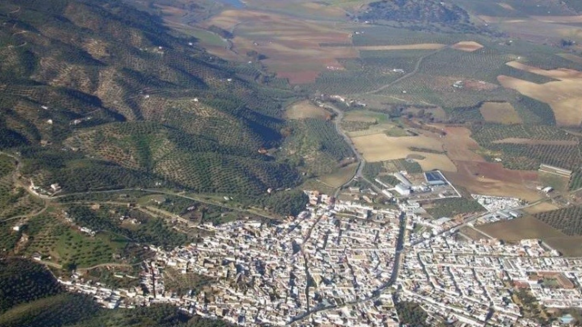 Vista aérea de La Puebla de los Infantes