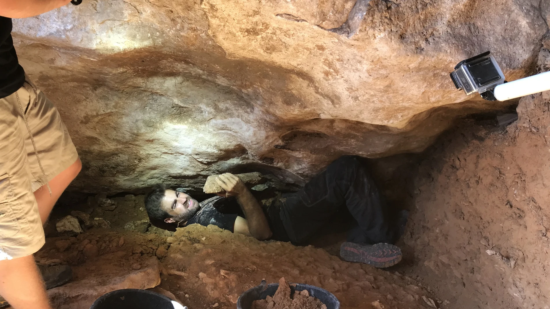 Los investigadores de la cueva del arco de Cieza descubren una gran cavidad que abre una nueva puerta a la Prehistoria