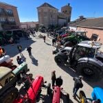 X edición de Palagüinos, concentración invernal de tractores, que se celebra en la localidad abulense de Palacios de Goda