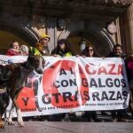 Manifestación de la Plataforma "No a la caza" en Salamanca