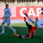  El feo gesto no visto de Maffeo a Vinicius en el Mallorca-Real Madrid