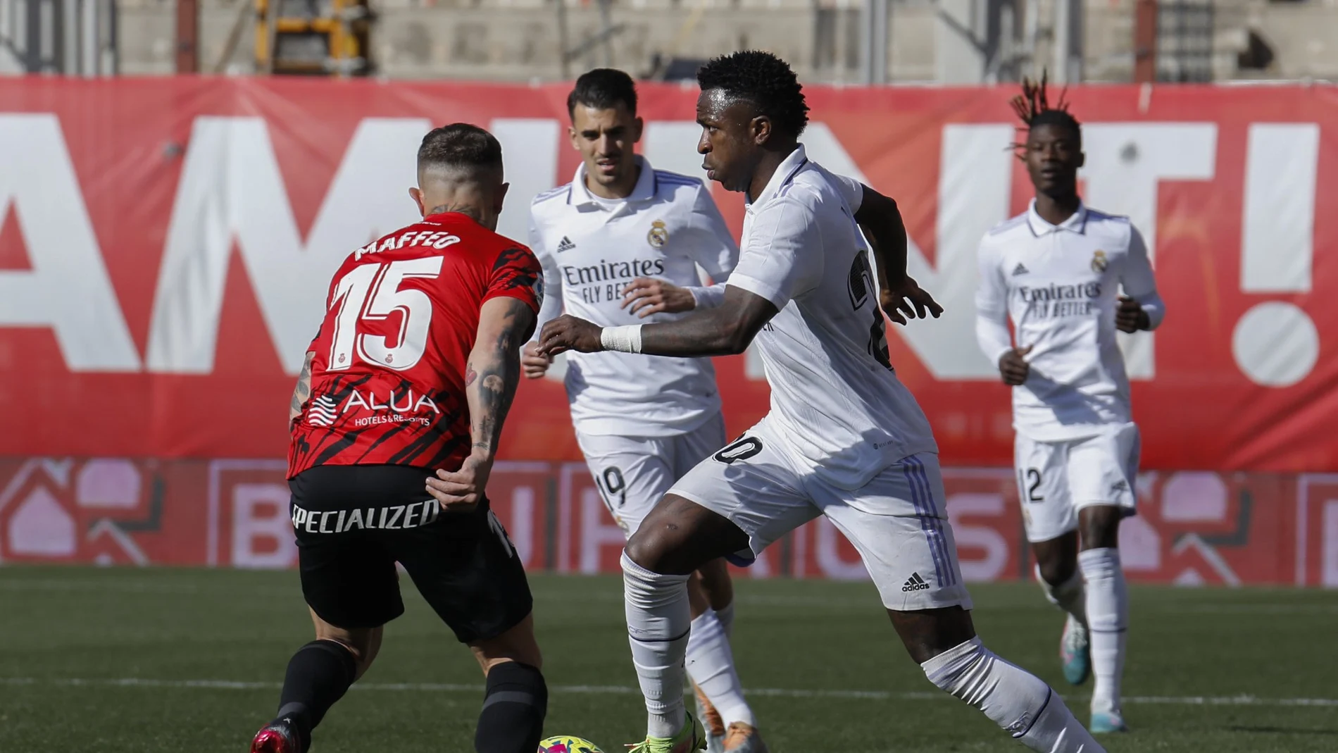 Vinicius en el Mallorca-Real Madrid