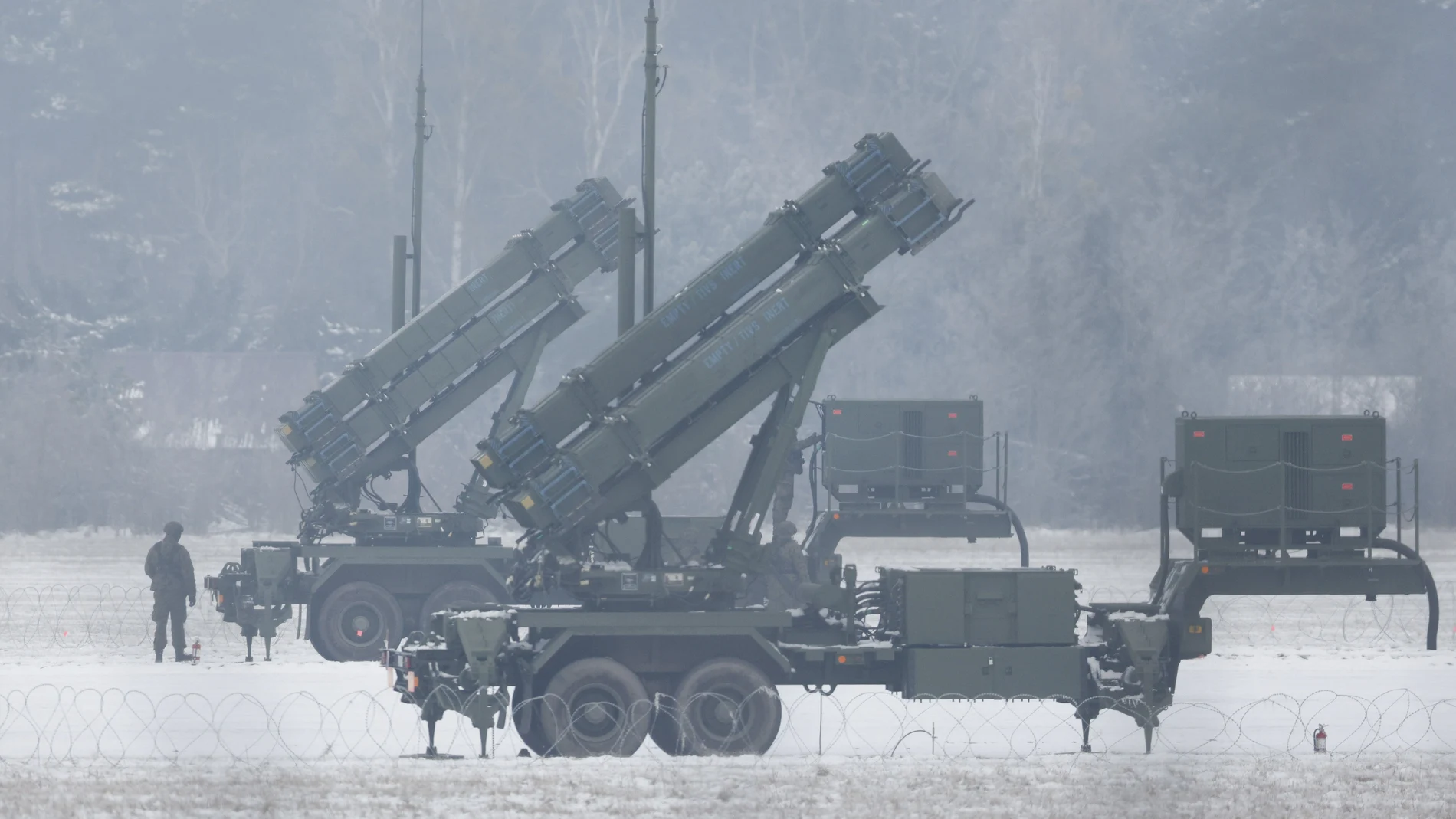 Tres baterías de misiles Patriot han quedado instaladas en el aeropuerto de Varsovia