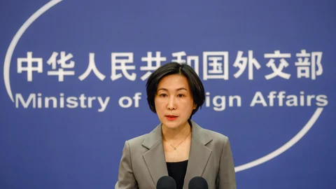 La portavoz del Ministerio de Asuntos Exteriores de China, Mao Ning