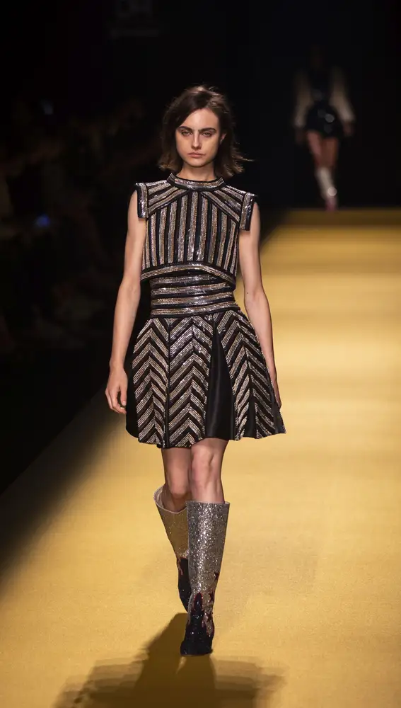 Pasarela de Moda Mercedes Benz Fashion Week, MBFW, en Ifema. Desfile de Teresa Helbig.