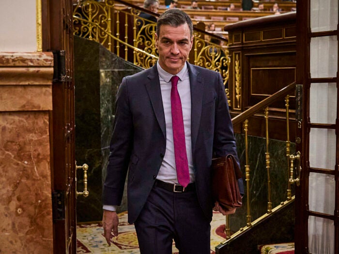 Pedro Sánchez, en el Congreso de los Diputados
