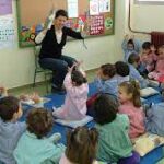 Niños de 3 años en una clase 