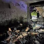 Rescatadas tres personas en Parla al incendiarse su vivienda 