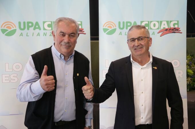 Aurelio González (Upa) y Lorenzo Rivera (Coag), de la Alianza, son optimistas ante estas elecciones agrarias