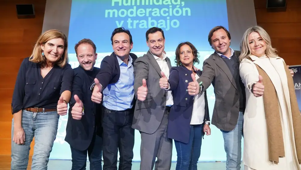 Moreno en la presentación del candidato de Jaén