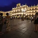 La Plaza Mayor de Salamanca es uno de los monumentos repartidos por toda España que no se apagarán pese al decreto de ahorro energético del Gobierno