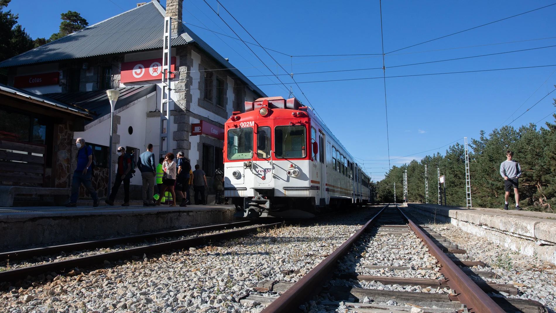 MADRID.-Cercanías suspende el servicio de tren este domingo en línea C-9 entre Cercedilla y Cotos