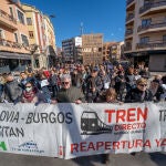 Nueva protesta para exigir el tren directo entre Aranda de Duero y Madrid