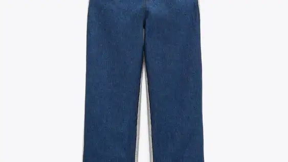 Pantalón combinado denim