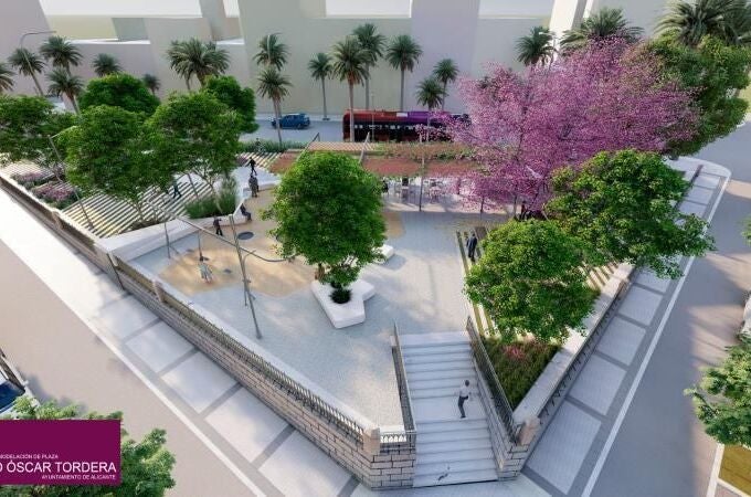 Proyecto de la plaza del Músico Tordera de Alicante