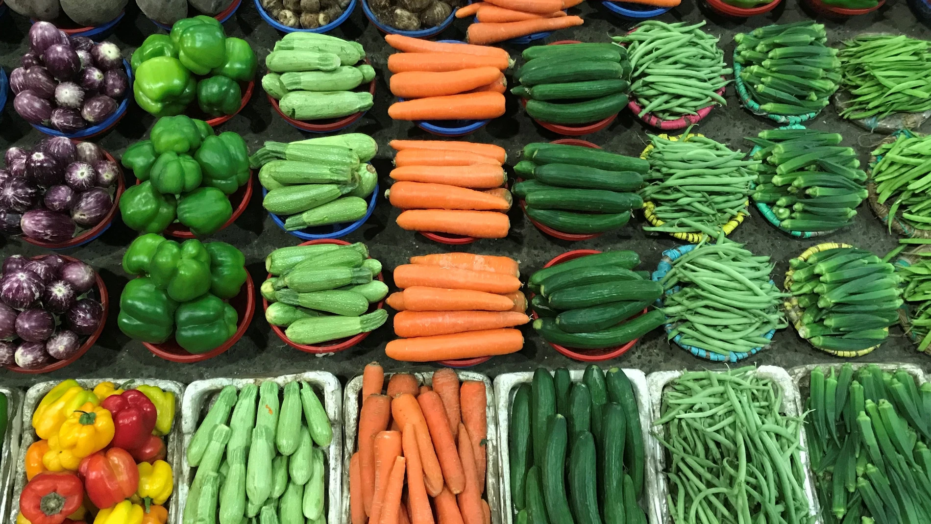 Los valores nutricionales en las verduras congeladas