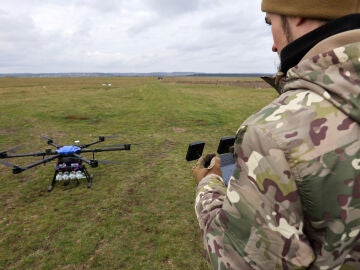 Un dron de combate ucraniano se estrella cerca de Moscú