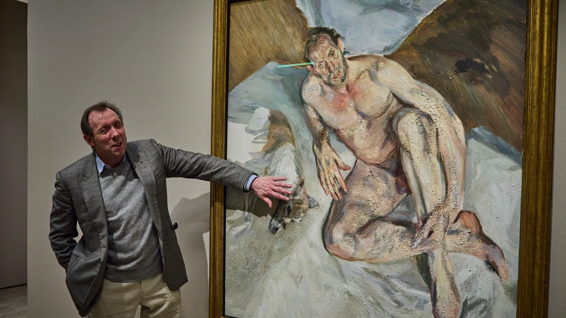 Exposición Nuevas Perspectivas de Lucian Freud en el Museo Thyssen, Madrid.