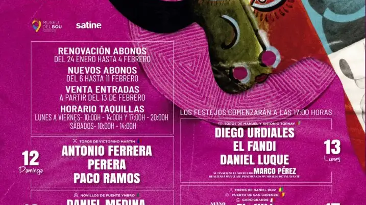 Cartel de la Feria Taurina de la Magdalena